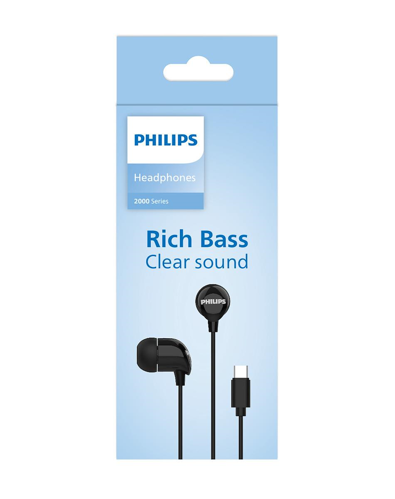 PHILIPS TAE2146BK - Philips In-Ear Kopfhörer mit USB-C