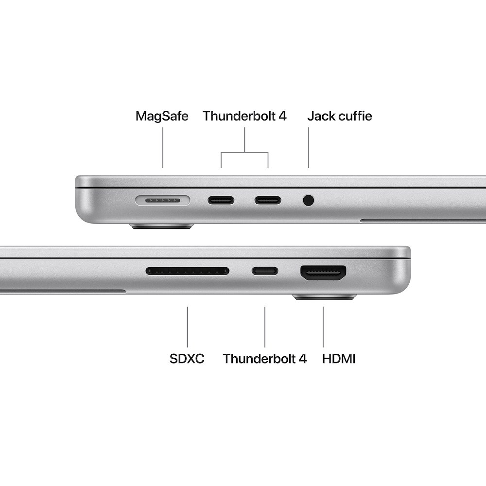 APPLE MDE54TA - MacBook Pro 14" 16GB Silber