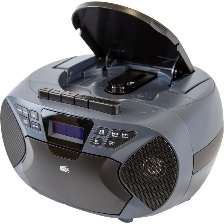 MAJESTIC AH2430DABBK - Portabler CD-Player mit DAB/DAB+