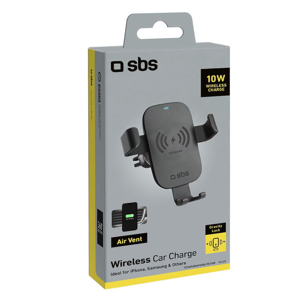SBS TESUPGRAVWIRLITE10W - Auto Halterung mit Ladung Gravity