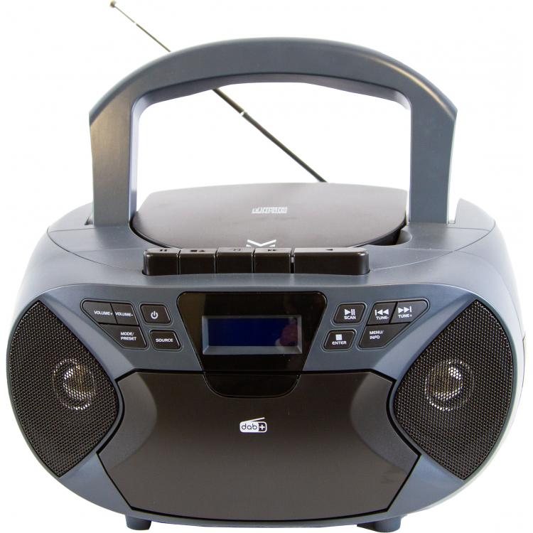MAJESTIC AH2430DABBK - Portabler CD-Player mit DAB/DAB+