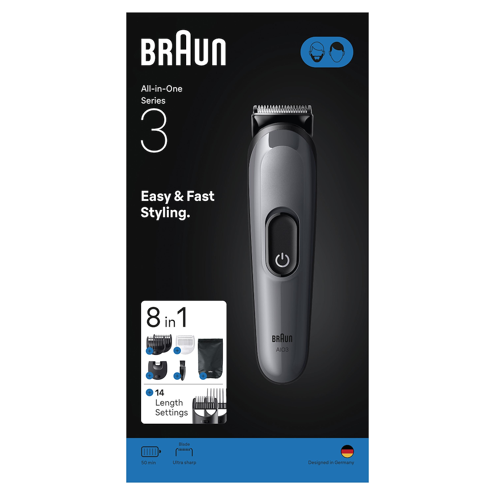 BRAUN AIO3540 - Braun All-In-One Trimmer Series 3 mit 8in1