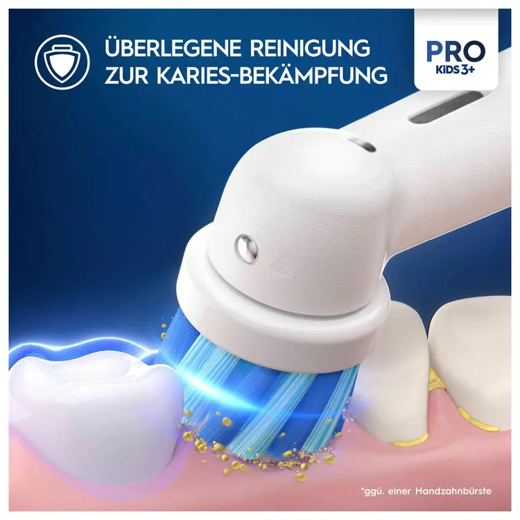 ORAL-B AA39986 - BRAUN Oral-B Eiskönigin II 4er Pack Ersatz-Aufsteckbürsten für Kinder