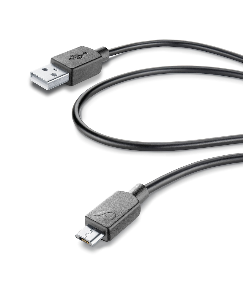 CELLULAR LINE USBDATA06MUSBK - Micro USB Kabel 60cm
