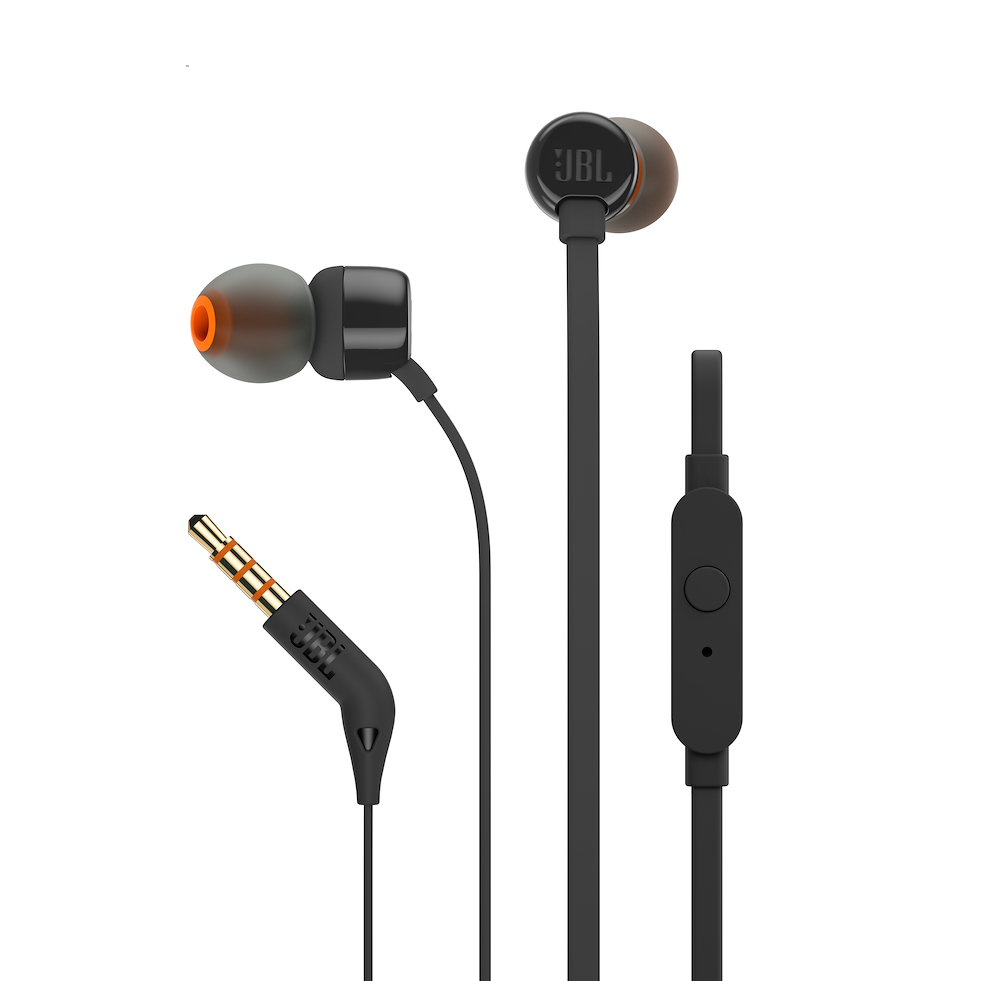 JBL JBLT110BLK - T110 In-Ear-Kopfhörer Schwarz
