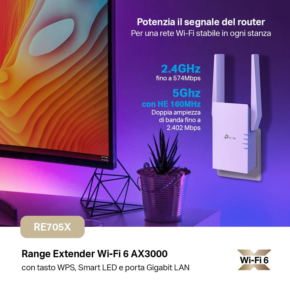 TP-LINK RE705X - WLAN Repeater WiFi 6
