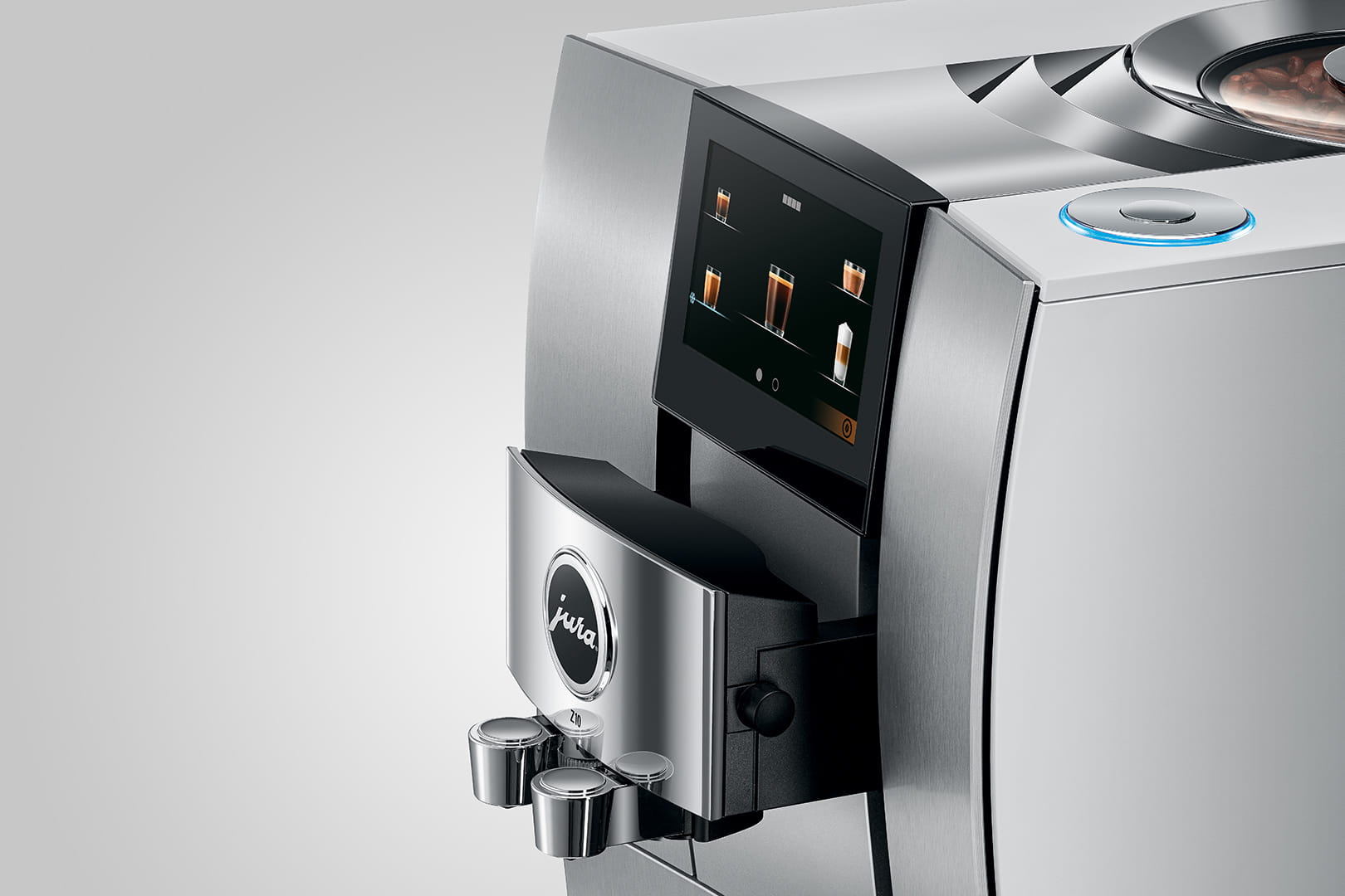 JURA Z10ALUMINIUMWHITE - Kaffeevollautomat Aluminium White