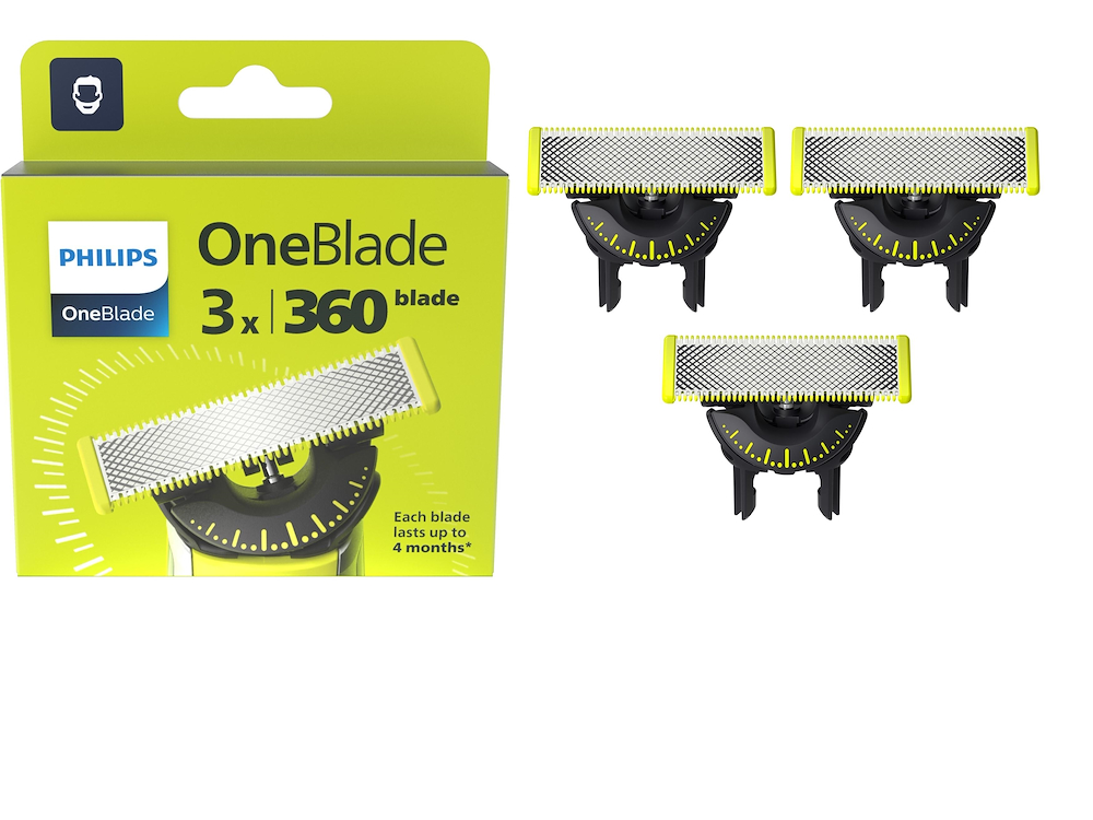 PHILIPS QP430 - Philips OneBlade 360 Ersatzklingen 3PZ