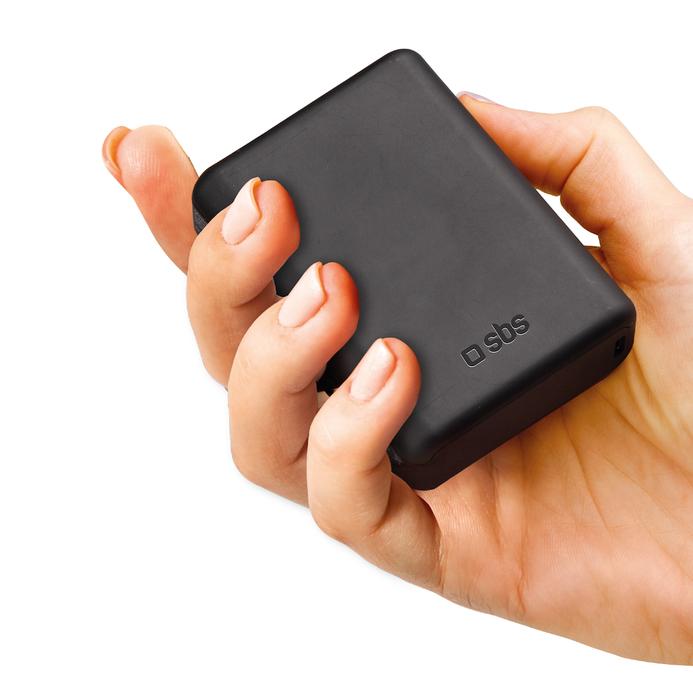 SBS TTBB10000MINIK - Power Bank 10000mAh mit 3 USB-Anschlüssen