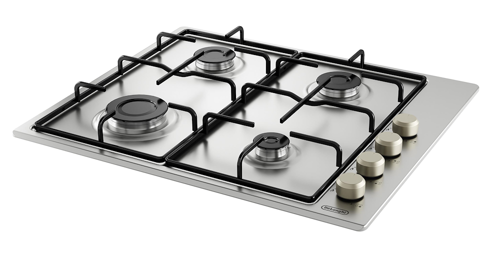 DE LONGHI YLG60L - YLG60L Gaskochfeld Edelstahl