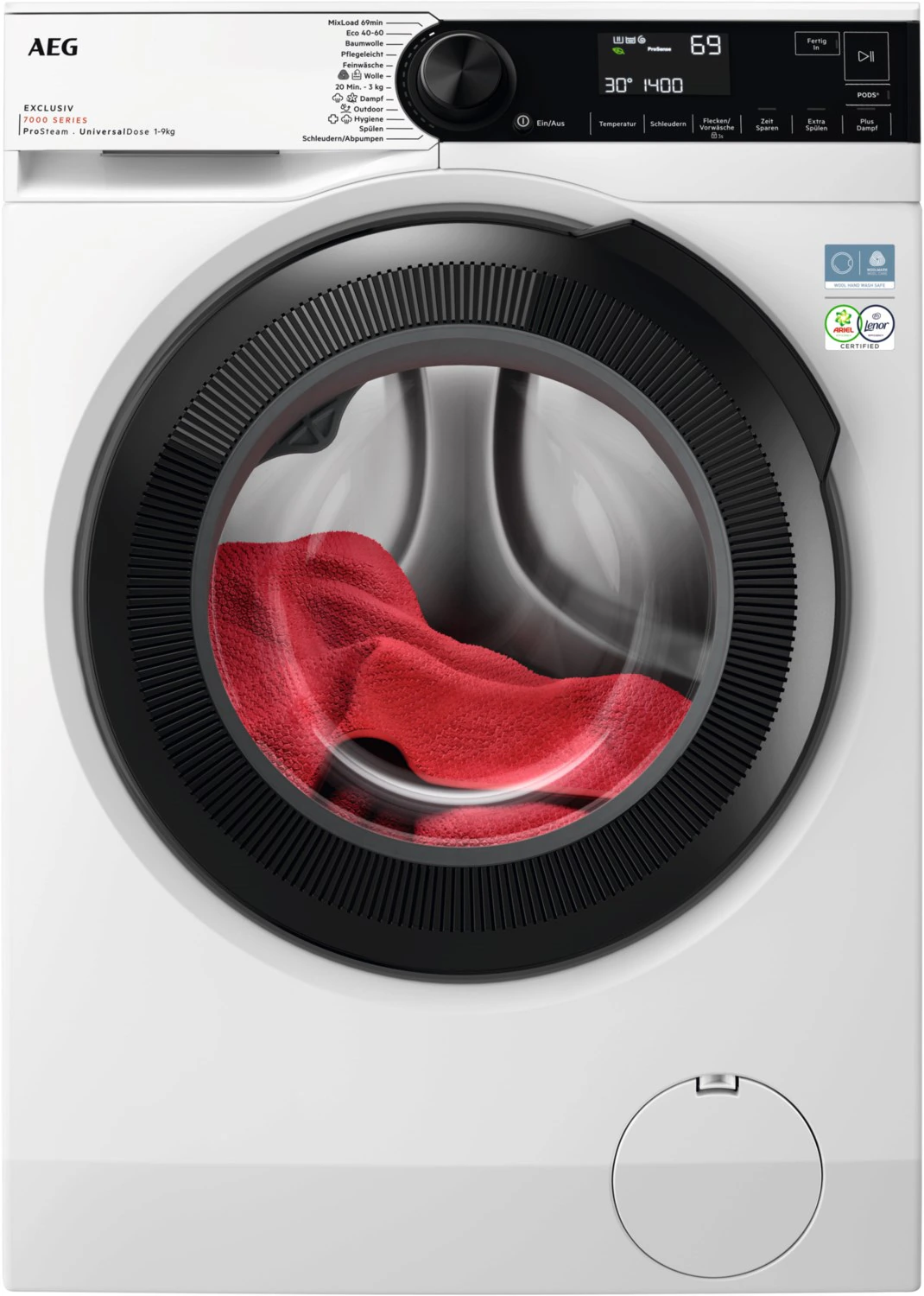 AEG LR7EG70499 - 7000 ProSteam Frontlader Waschmaschine 9kg