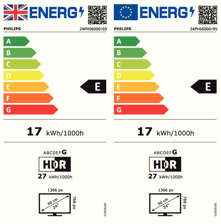 PHILIPS 24PHS6000/12 - 24 Zoll LED Fernseher HD 2K
