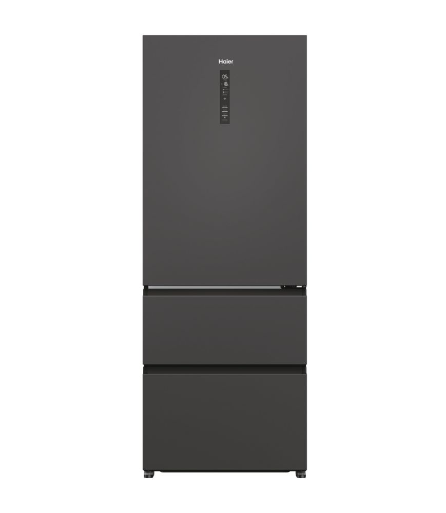 HAIER HTR5719ENPT - Kühlschrank 3P.528LT L.70CM Noir