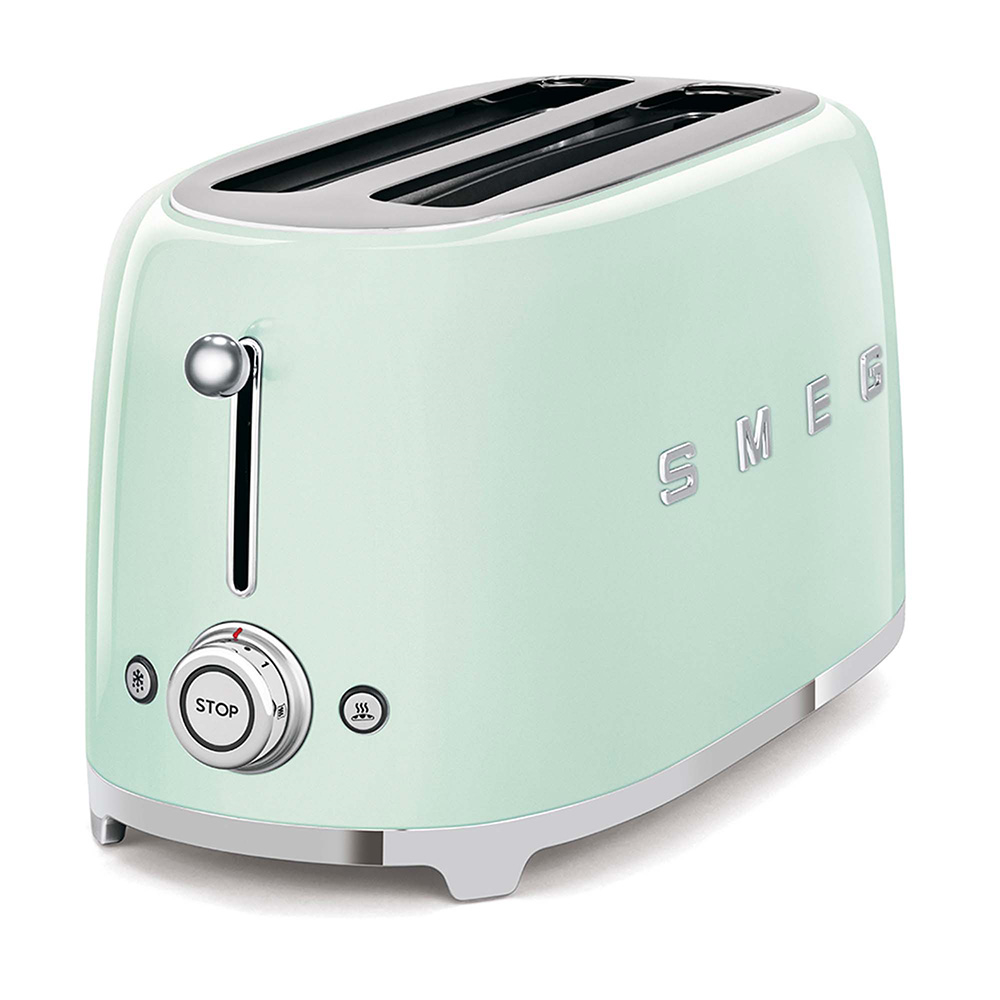 SMEG TSF02PGEU - Retro-Toaster Grün 50er Jahre