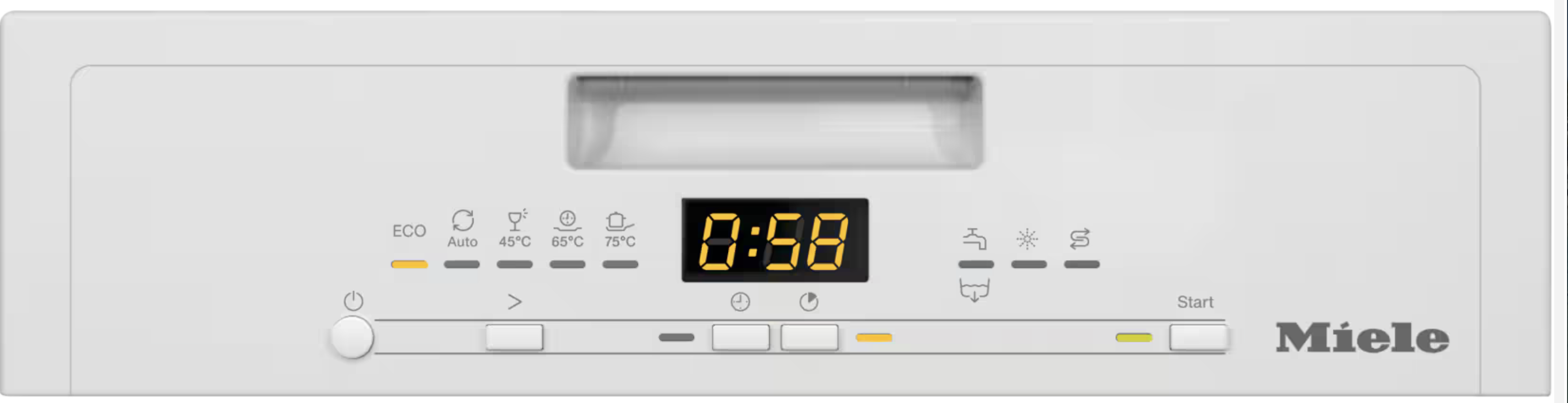 Miele G5540SCISLBW - Teilintegrierter 45-cm Geschirrspüler