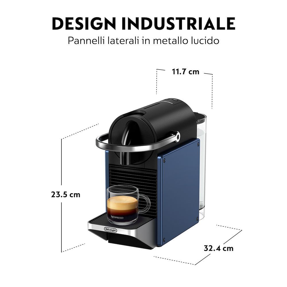 DE LONGHI EN127BL - Nespresso Pixie Kaffeemaschine