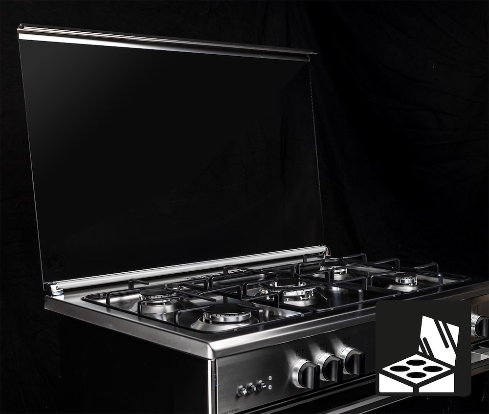 GLEM GAS DG66VI3 - Küchenherd 60CM mit Gas und Grill