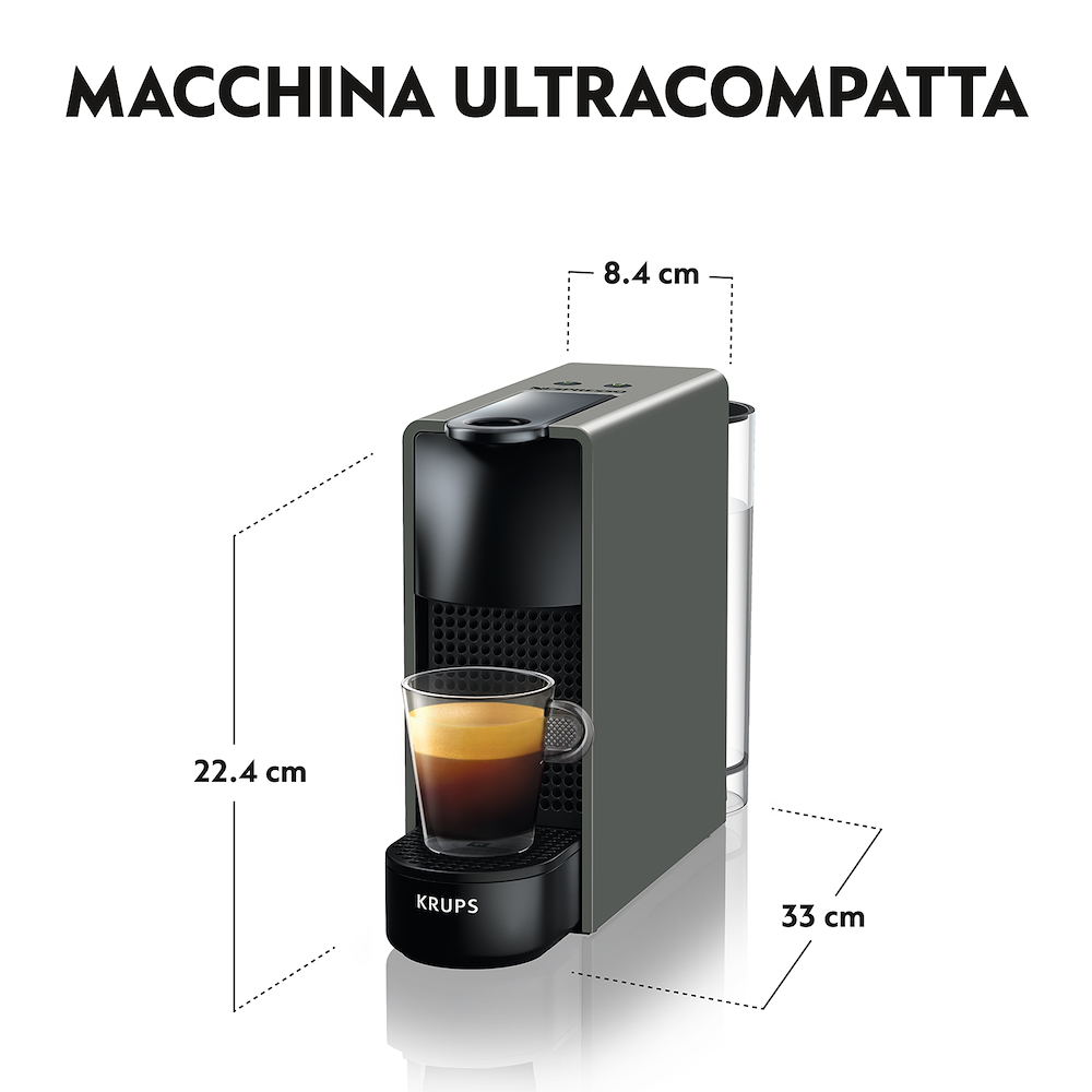 KRUPS XN110BK - Nespresso Essenza Mini Kaffeemaschine 0,6L