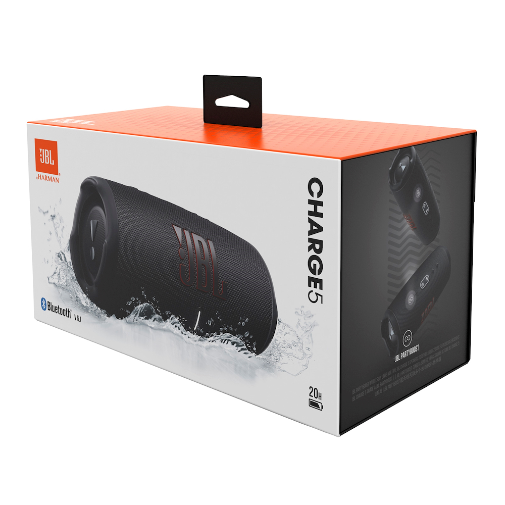 JBL JBLCHARGE5BLK - Charge 5 wasserfester Bluetooth Lautsprecher
