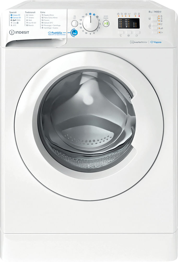 INDESIT BWA81496XWVIT - Waschmaschine Indesit 8 kg BWA 81496X WV