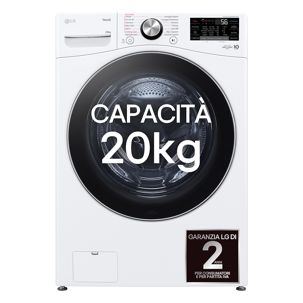 LG F0P3020TSWC - XL Waschmaschine 20kg AI DD