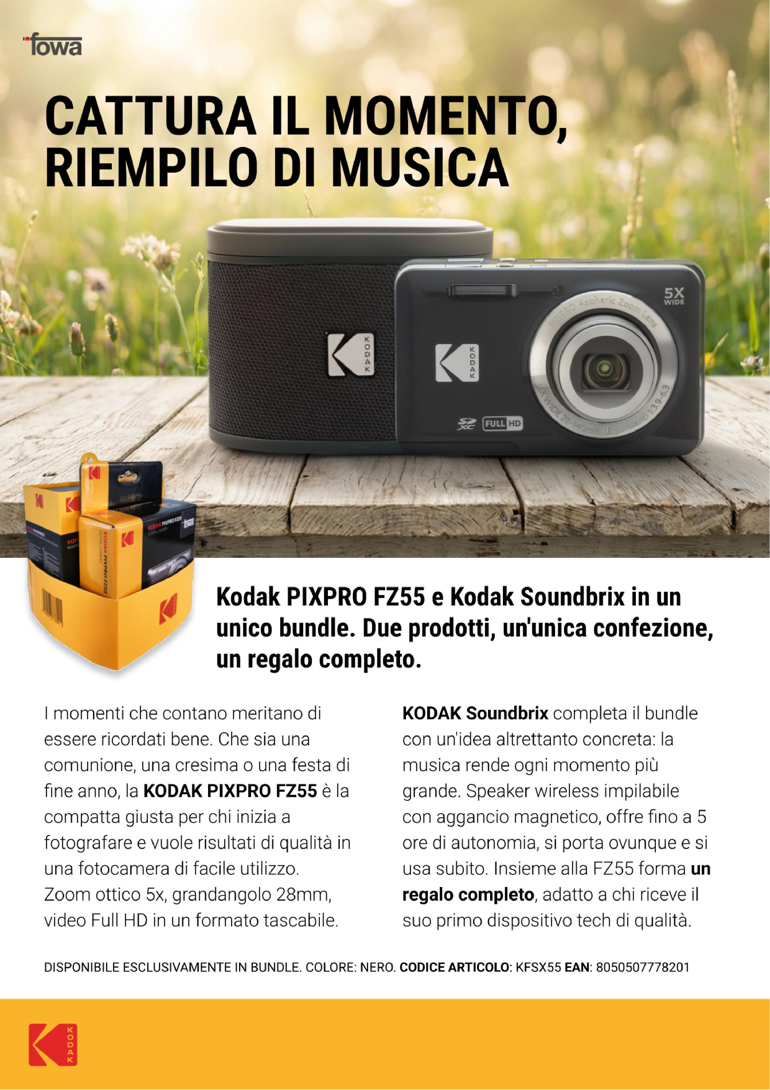 KODAK KFSX55 - Bundle FZ55 mit Lautsprecher