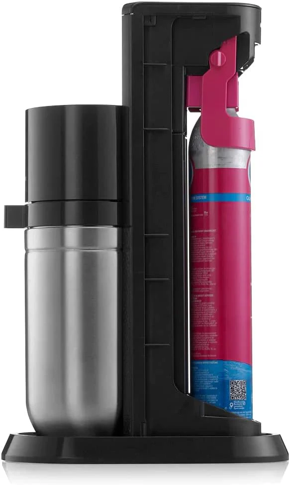 SODASTREAM 2270148 - Duo Black Sodastreamer mit Glasflasche