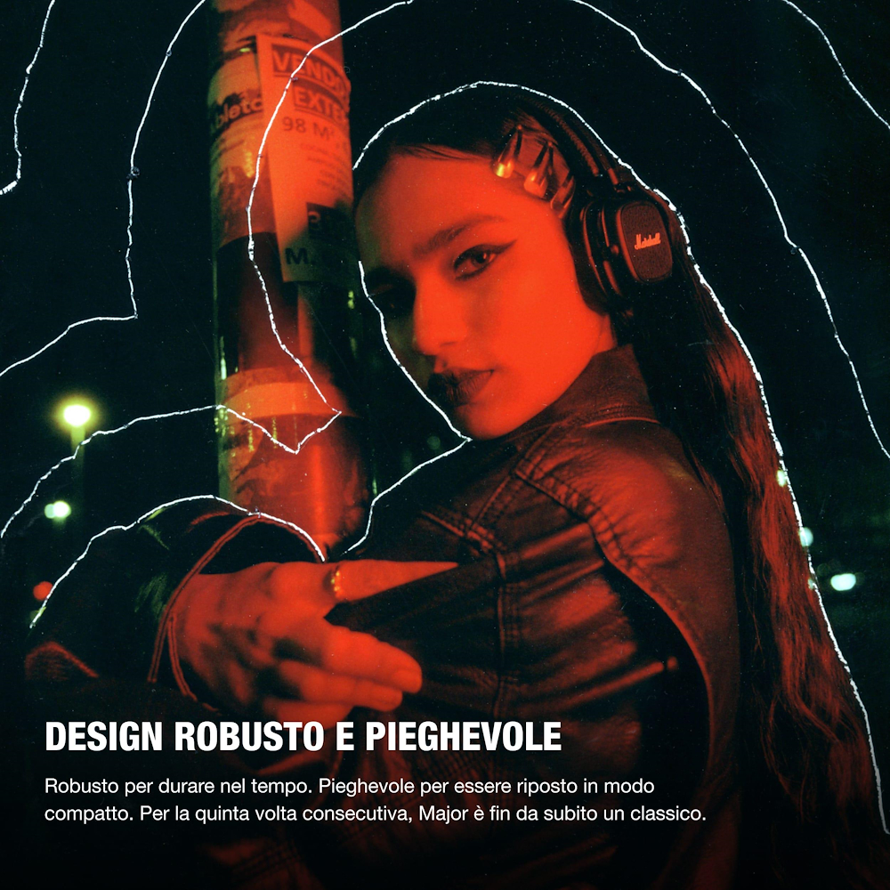 MARSHALL 1006832 - Bluetooth Kopfhörer Marshall Major V Schwarz