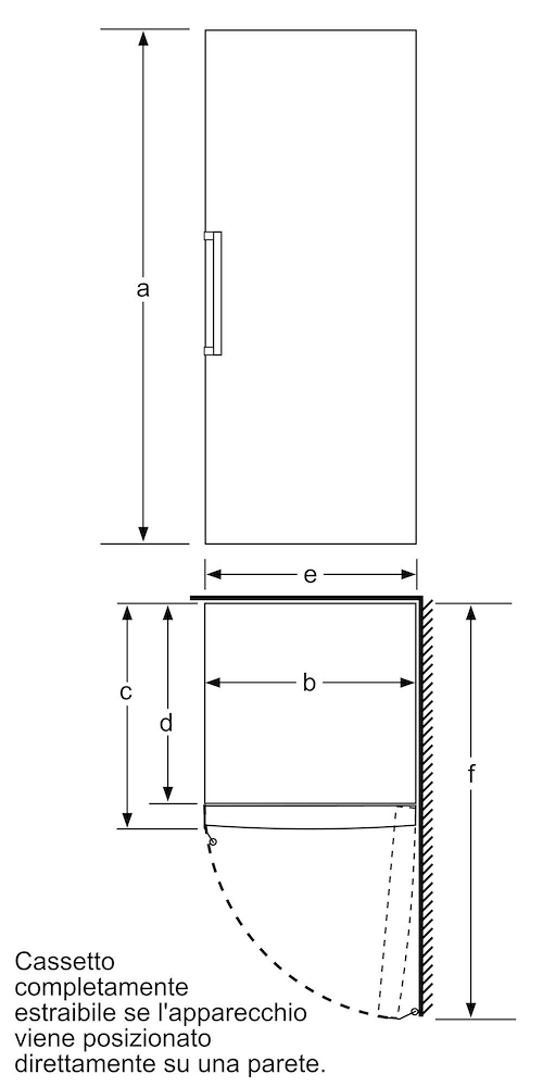 BOSCH GSN54AWDV - Vertikaler Gefrierschrank 328L