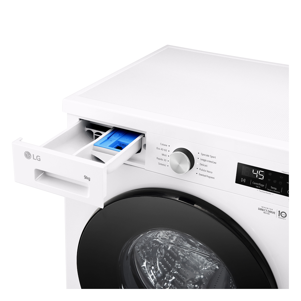 LG F4NX1009NWB - 9kg Smart-Waschmaschine mit Wi-Fi