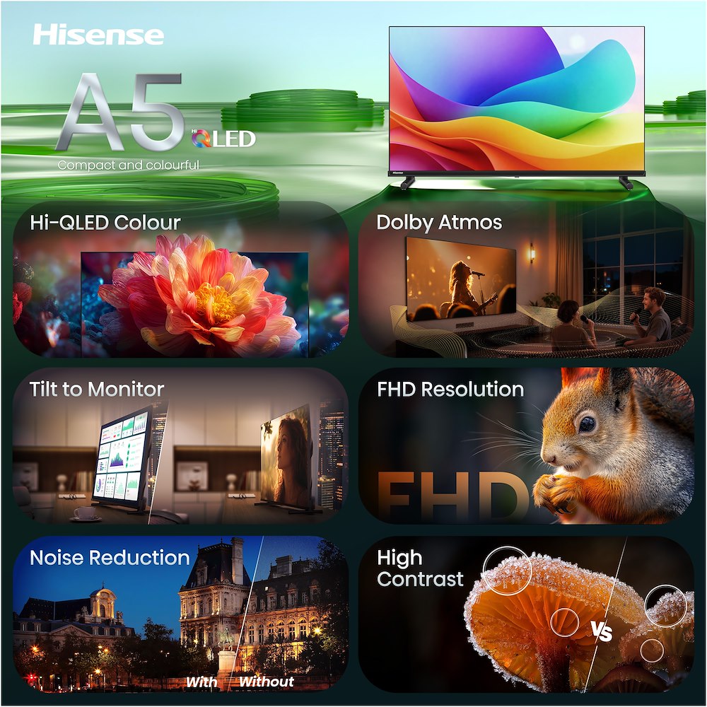 HISENSE 40A59S - 40" QLED FHD Fernseher
