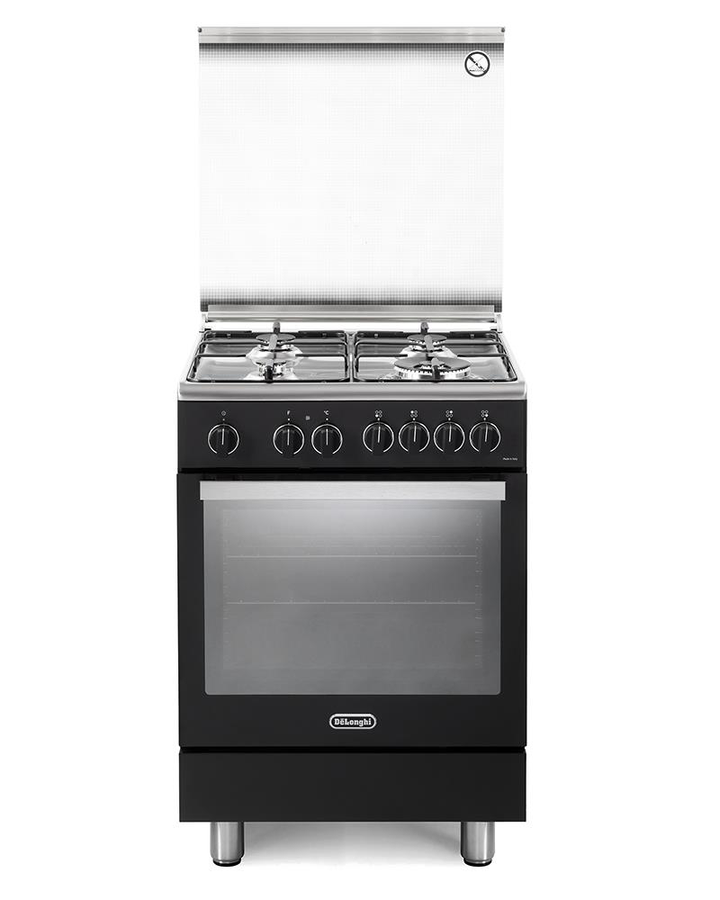 DE LONGHI PEMA64LSG - 60cm Gasherd mit 4 Brennern