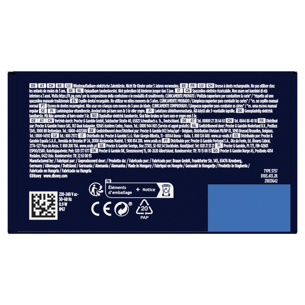 ORAL-B PROKIDSTHELIONKING - Elektrische Zahnbürste Lion King