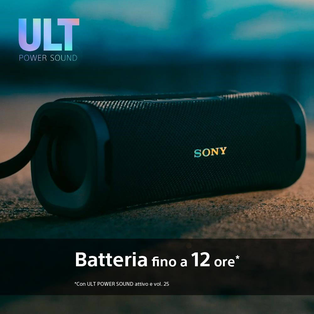 SONY SRSULT10H - Tragbarer Bluetooth Lautsprecher IP67