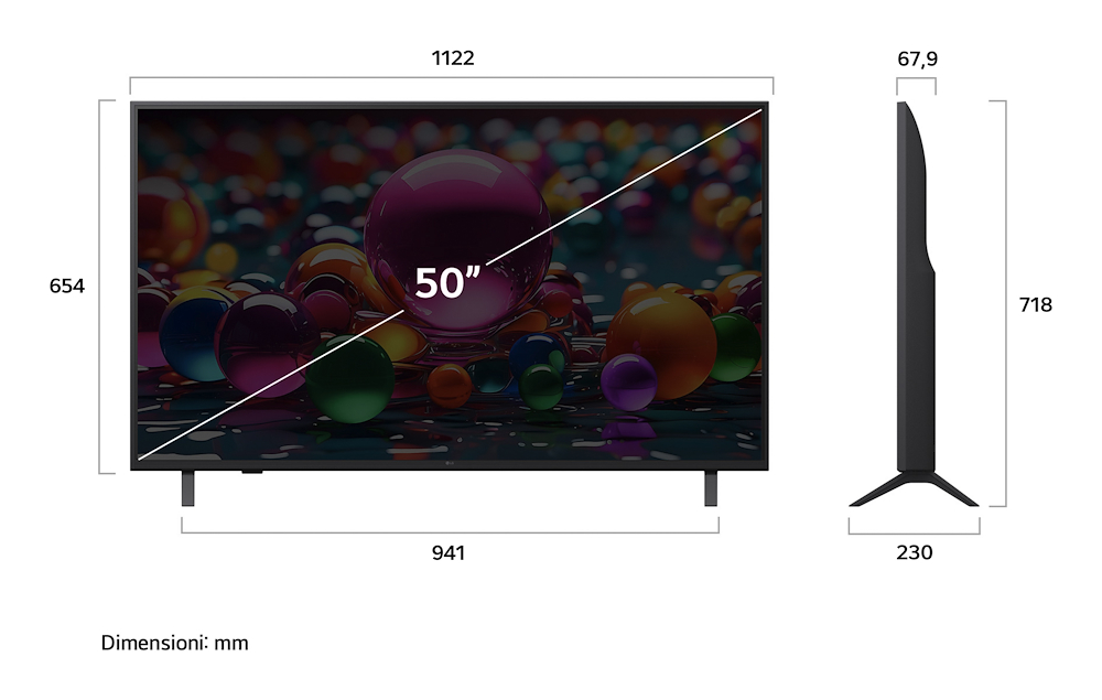 LG 50UA74006LB - LED Fernseher 50" UHD 4K
