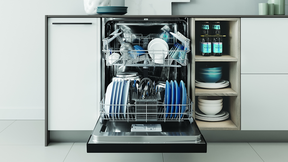 INDESIT I3BL634B - Indesit Geschirrspüler 14 Maßgedecke Schwarz