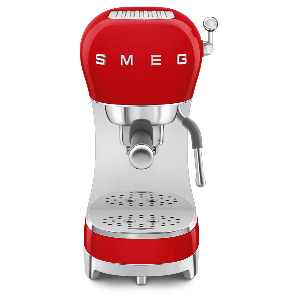 SMEG ECF02RDEU - Espressomaschine ECF02RDEU 50's Style Rot