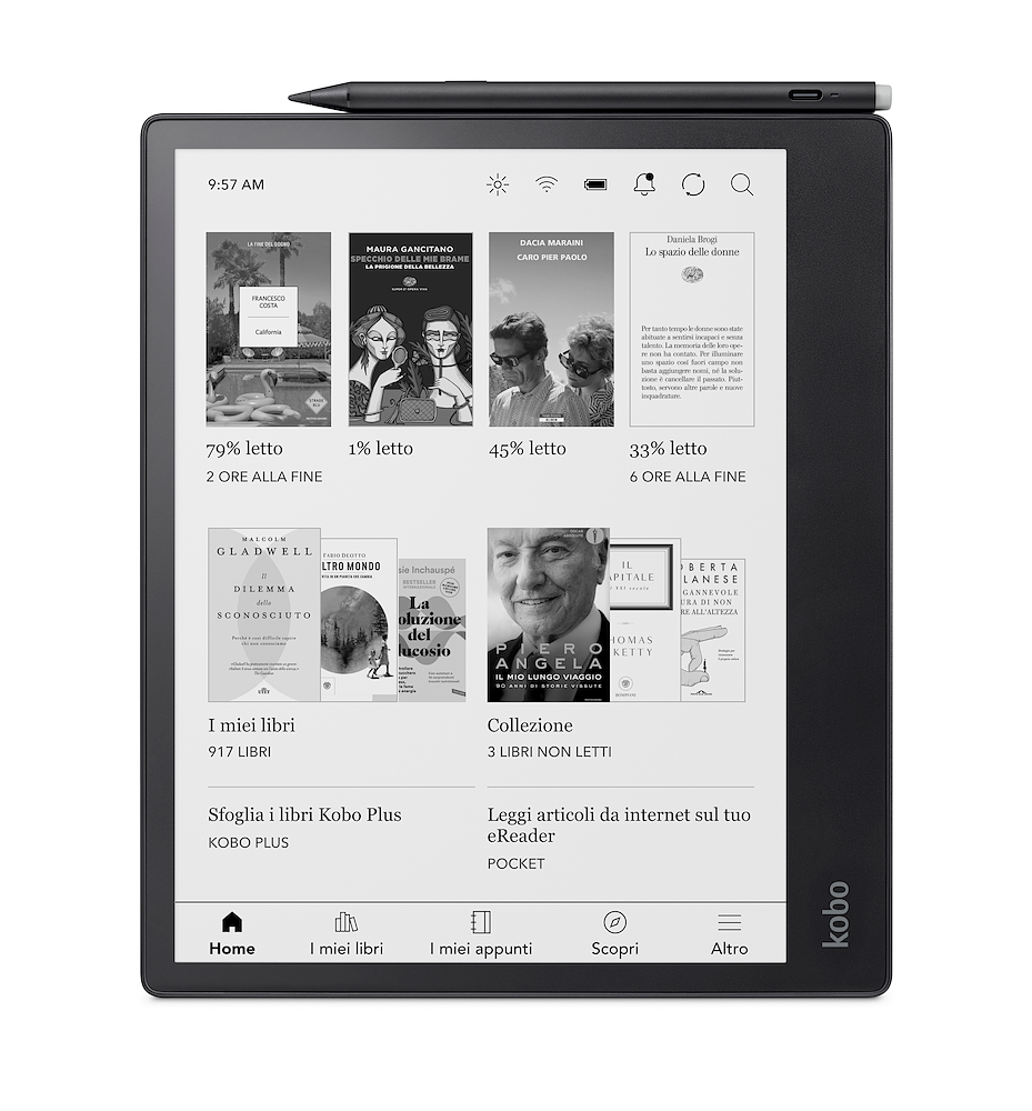 KOBO N605KUBKKBU - Kobo Elipsa 2E E-Book Reader mit Stylus