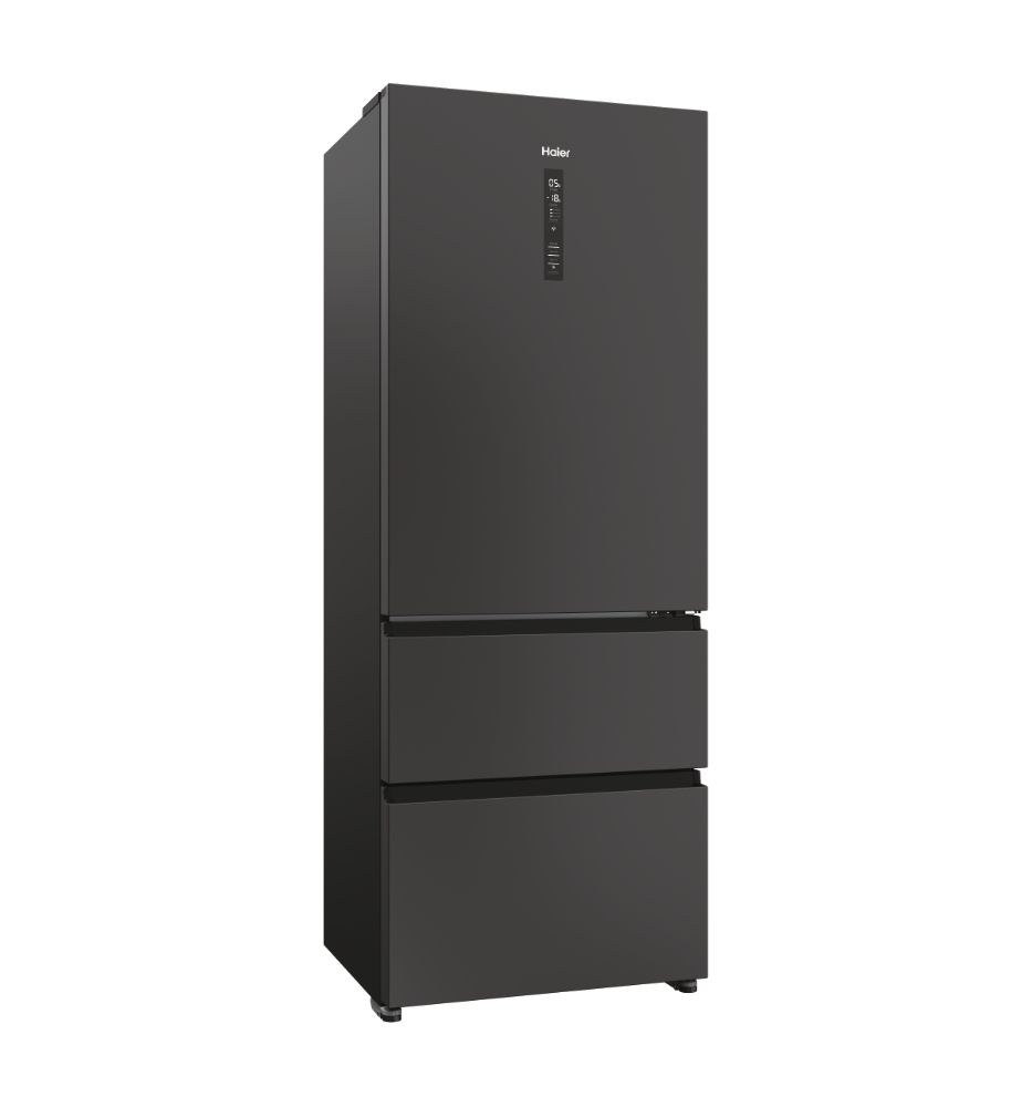 HAIER HTR5719ENPT - Kühlschrank 3P.528LT L.70CM Noir
