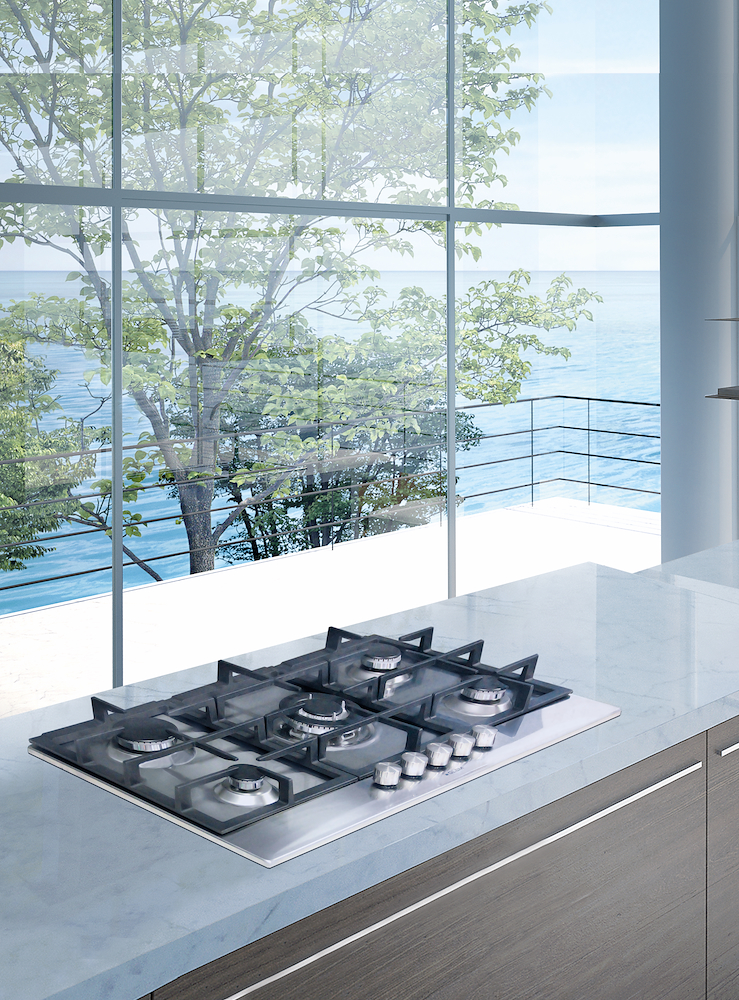 GLEM GAS DGP95GH - Glem Gas Kochfeld 90 cm, 5 Brenner