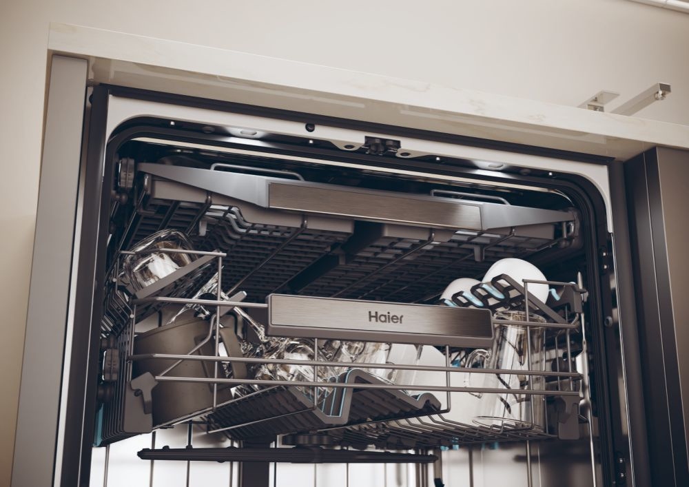 HAIER XI4A4M4PB - Haier 14 Besteck Integrierte Geschirrspüler