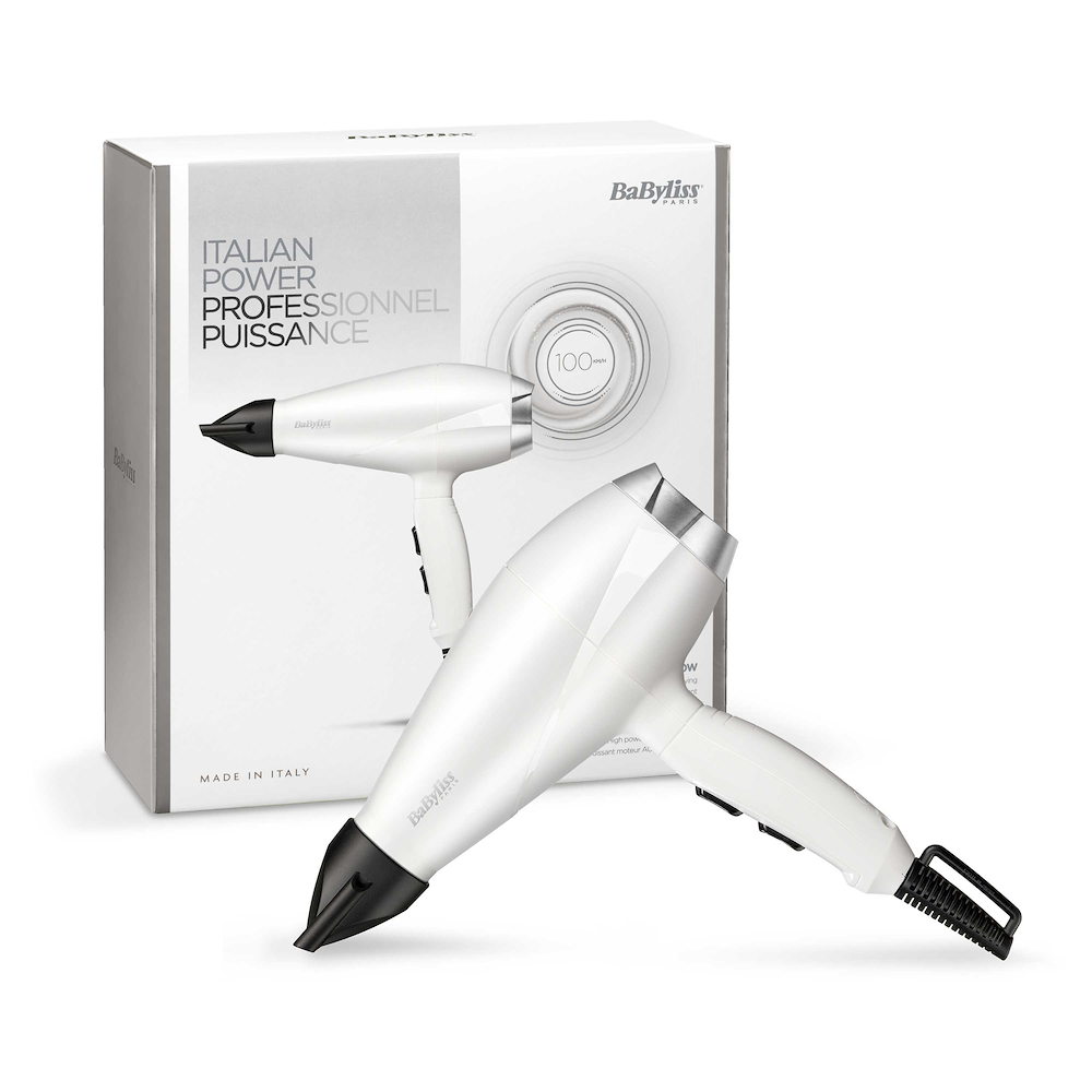 BABYLISS 6704WE - Professioneller Haartrockner 2000W in Weiß