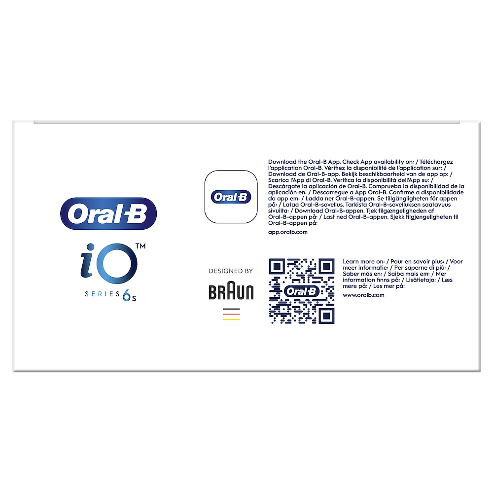 ORAL-B IO6SWHITE - Oral-B iO Series 6 Elektrische Zahnbürste Weiß