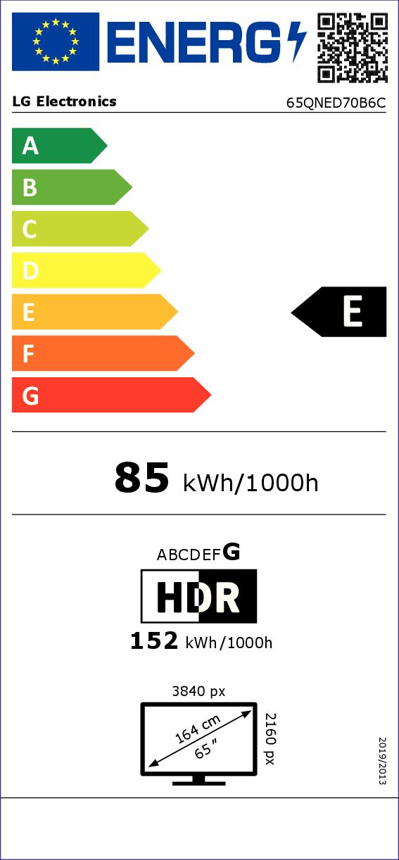 LG QNED70B - Smart TV 65'' MiniLED 4K