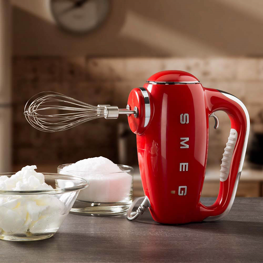 SMEG HMF01RDEU - HMF01RDEU Handmixer 250W Rot
