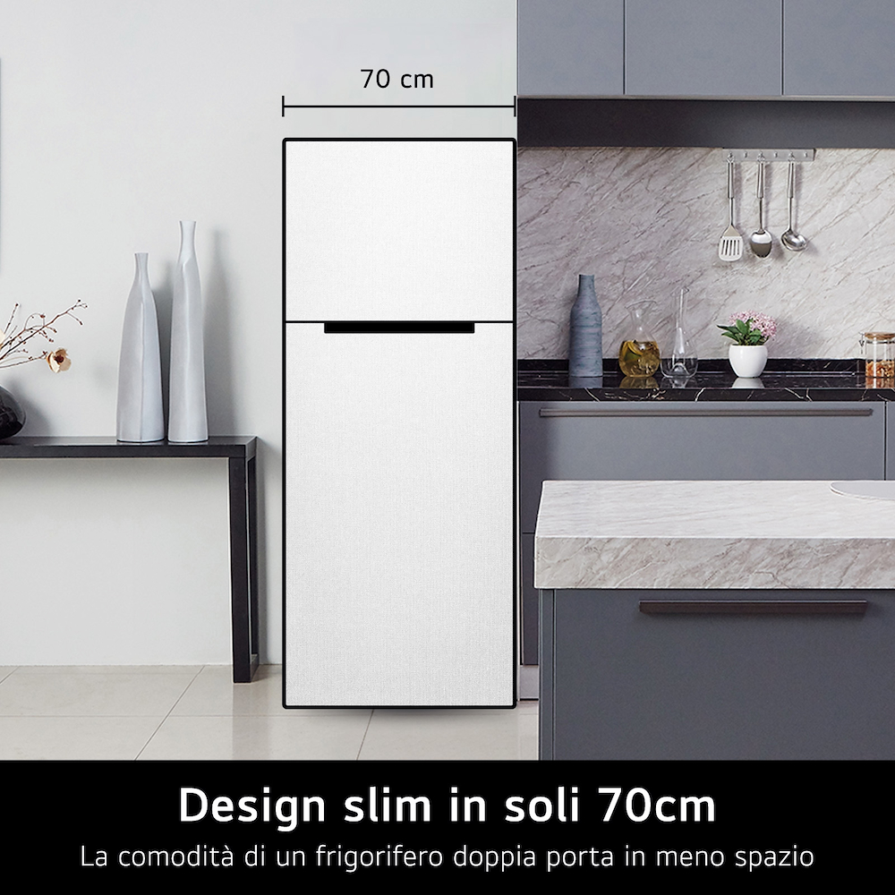 LG GTBV44SEBKD - Kühl-Gefrierkombination 70cm Wi-Fi 461L