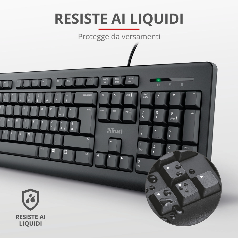 TRUST 23882 - Trust Primo USB Tastatur