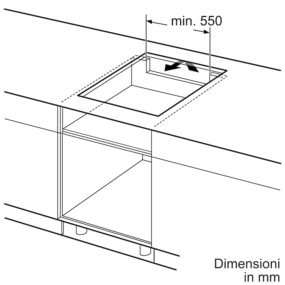 BOSCH PIV831HB1E - Induktionskochfeld 80 cm in Schwarz