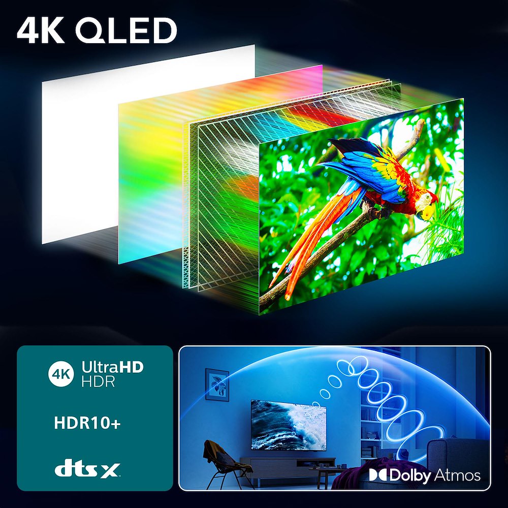 PHILIPS 43PUS7810 - 43" QLED 4K Smart TV