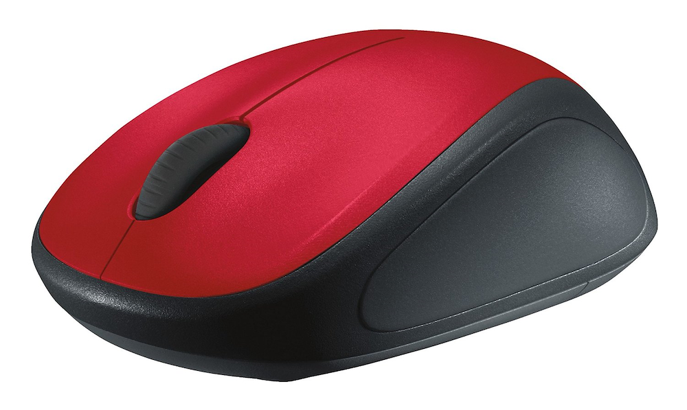 LOGITECH 910002496 - Roter Bluetooth-Maus mit kabellosem Empfang